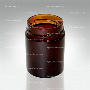 Стеклобанка 0,250 ТВИСТ (66) Deep Ровная (коричневая) банка стеклянная КСТ оптом и по оптовым ценам в Севастополе