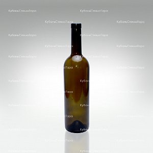 Бутылка 0,750 Бордо оливковая  (20/21/23) стекло оптом и по оптовым ценам в Севастополе