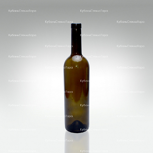 Бутылка 0,750 Бордо оливковая  (20/21/23) стекло оптом и по оптовым ценам в Севастополе