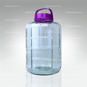 Бутыль (банка) стеклянный "фиолетовая" 20 л оптом и по оптовым ценам в Севастополе