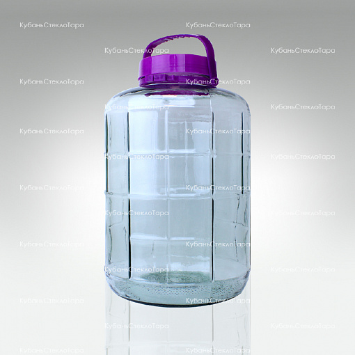 Бутыль (банка) стеклянный "фиолетовая" 20 л оптом и по оптовым ценам в Севастополе