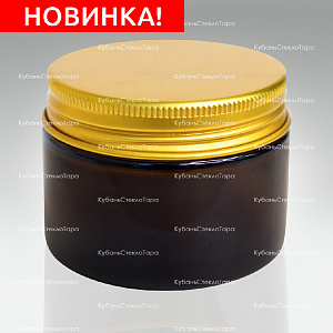 0,050 ТВИСТ коричневая банка стеклянная с золотой алюминиевой крышкой оптом и по оптовым ценам в Севастополе