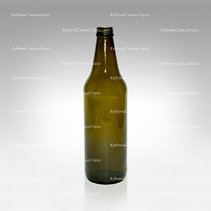 Бутылка 0,500 Варшава кронен оливковая стекло оптом и по оптовым ценам в Севастополе