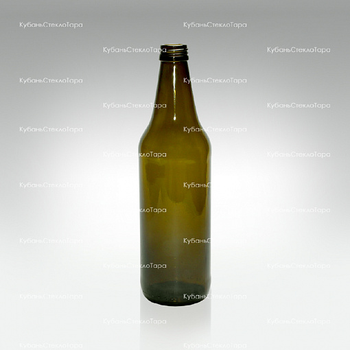 Бутылка 0,500 Варшава кронен оливковая стекло оптом и по оптовым ценам в Севастополе