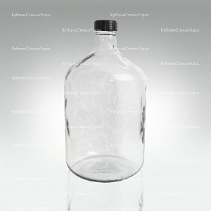 Бутыль 15,0 л Казацкий (прозрачный) стеклянный оптом и по оптовым ценам в Севастополе