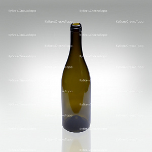 Бутылка 0,750 Бургундия оливковая (20/21/23) стекло оптом и по оптовым ценам в Севастополе
