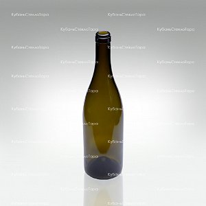 Бутылка 0,750 Бургундия оливковая (20/21/23) стекло оптом и по оптовым ценам в Севастополе