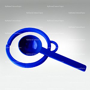 Кольцо и ложка на банку синие (82) оптом и по оптовым ценам в Севастополе