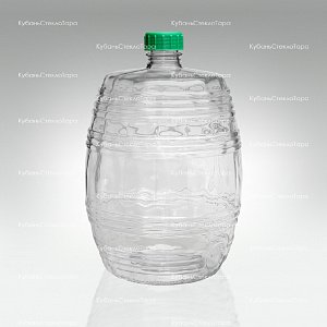 Бутыль 10,0 л Бочонок (прозрачный) стеклянный оптом и по оптовым ценам в Севастополе