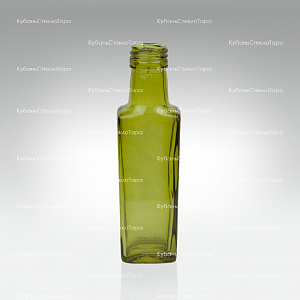 Бутылка 0,100  Гранит ВИНТ (28) Оливковая стекло оптом и по оптовым ценам в Севастополе