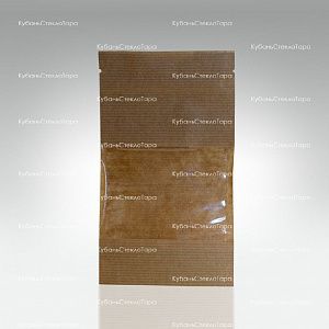 Крафт-пакет 105*185 окно 10см (зип-лок) оптом и по оптовым ценам в Севастополе