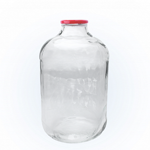 Бутыль  20,0 л стеклянный с крышкой оптом и по оптовым ценам в Севастополе