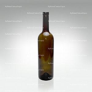 Бутылка 0,750 Бордо оливковая (П-29-А4) стекло оптом и по оптовым ценам в Севастополе