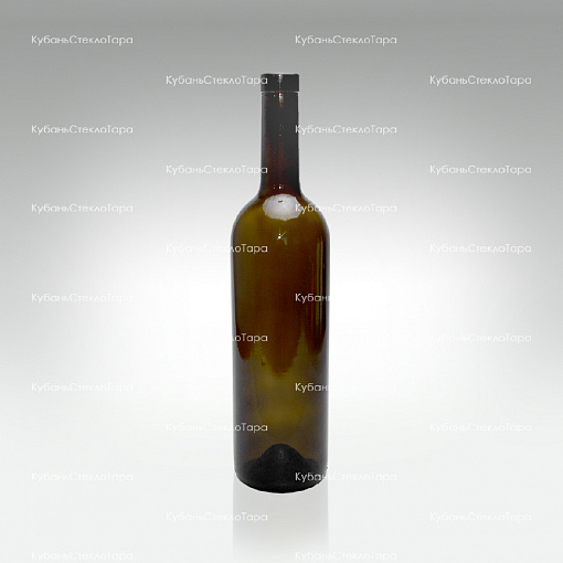 Бутылка 0,750 Бордо оливковая (П-29-А4) стекло оптом и по оптовым ценам в Севастополе