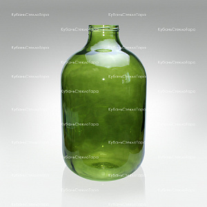 Бутыль 10 ТВИСТ (82) (зеленый) стеклянный оптом и по оптовым ценам в Севастополе