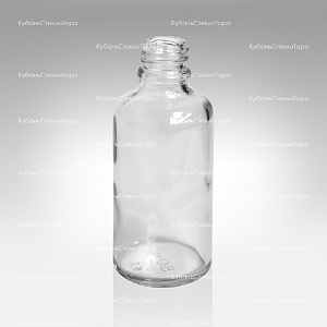 Флакон для капель 0,050 л (18) прозрачное стекло оптом и по оптовым ценам в Севастополе