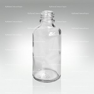 Флакон для капель 0,050 л (18) прозрачное стекло оптом и по оптовым ценам в Севастополе