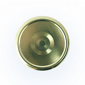 Крышка ТВИСТ ОФФ 82 Крышка метал."Твист" (Золото -С) с кнопкой оптом и по оптовым ценам в Севастополе