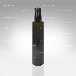 Бутылка 0,250  (31,5)"DORIKA" оливковая стекло оптом и по оптовым ценам в Севастополе
