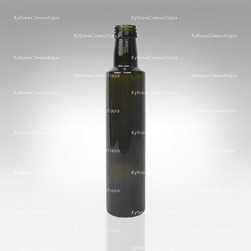 Бутылка 0,250  (31,5)"DORIKA" оливковая стекло оптом и по оптовым ценам в Севастополе