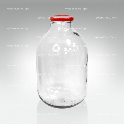 Бутыль 10 ТВИСТ (100) (прозрачный) стеклянный с крышкой оптом и по оптовым ценам в Севастополе