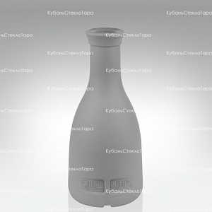 Бутылка 0,200-BELL (19*21) стекло серая матовая оптом и по оптовым ценам в Севастополе